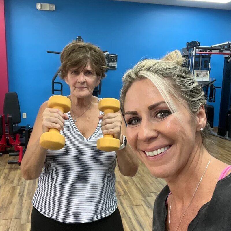 Lana training a member